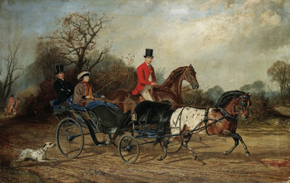 Lady Clifford-Constable Driving a Carriage » Carriages of Britain